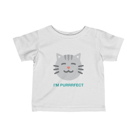 Cotton T-Shirt for Infants (6m-24m) - I'm Purrrfect
