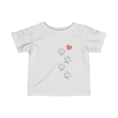 Cotton T-Shirt for Infants (6m-24m) - Paws to Heart