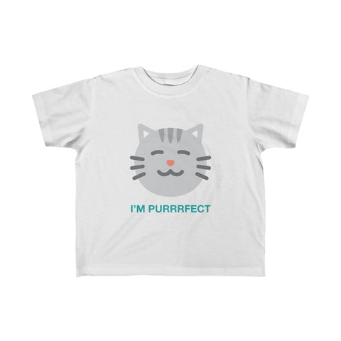 Cotton T-shirt for Kids (2T - 6T) - I'm Purrrrfect