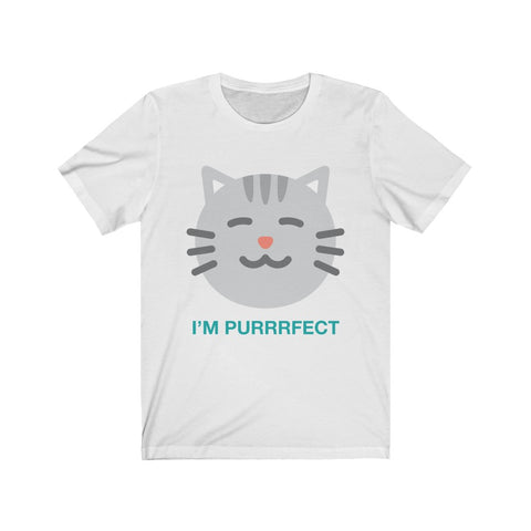 Unisex Cotton T-Shirt for Adults - I'm Purrrfect