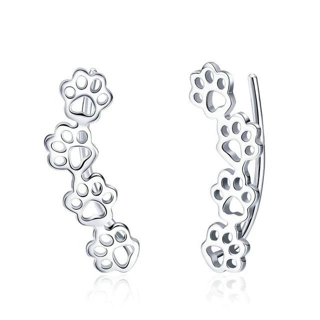 Paw hot sale print earrings