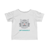 Cotton T-Shirt for Infants (6m-24m) - I'm Purrrfect