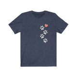 Unisex Cotton T-Shirt for Adults - Paws to Heart