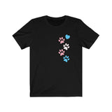 Cataholic Pride Cotton T-Shirt - Trans Flag