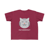 Cotton T-shirt for Kids (2T - 6T) - I'm Purrrrfect