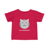 Cotton T-Shirt for Infants (6m-24m) - I'm Purrrfect