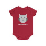 Rib Snap Tee for Infants - I'm Purrrfect