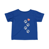 Cotton T-Shirt for Infants (6m-24m) - Paws to Heart