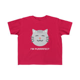 Cotton T-shirt for Kids (2T - 6T) - I'm Purrrrfect