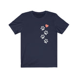 Unisex Cotton T-Shirt for Adults - Paws to Heart