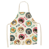 Apron with Ridiculous Cat Cartoons