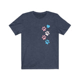 Cataholic Pride Cotton T-Shirt - Trans Flag