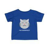 Cotton T-Shirt for Infants (6m-24m) - I'm Purrrfect