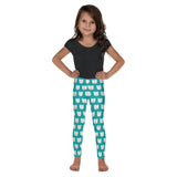 Kids' Leggings with Cat Face Print