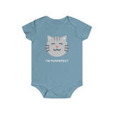 Rib Snap Tee for Infants - I'm Purrrfect