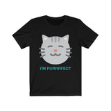 Unisex Cotton T-Shirt for Adults - I'm Purrrfect