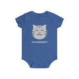 Rib Snap Tee for Infants - I'm Purrrfect