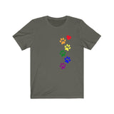 Cataholic Pride Cotton T-Shirt - Rainbow Flag