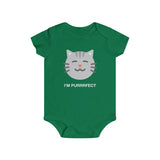 Rib Snap Tee for Infants - I'm Purrrfect