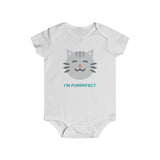 Rib Snap Tee for Infants - I'm Purrrfect