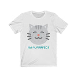 Unisex Cotton T-Shirt for Adults - I'm Purrrfect