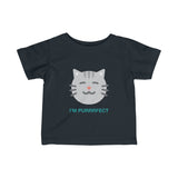 Cotton T-Shirt for Infants (6m-24m) - I'm Purrrfect