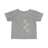 Cotton T-Shirt for Infants (6m-24m) - Paws to Heart