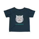 Cotton T-Shirt for Infants (6m-24m) - I'm Purrrfect