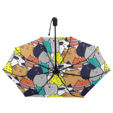 Crowded Cats Colourful Umbrella